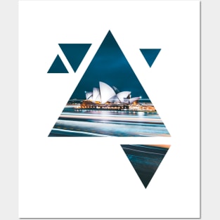 Sydney · geometric art Posters and Art